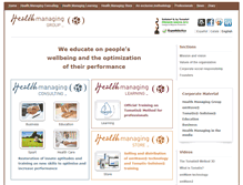 Tablet Screenshot of healthmanaging.com